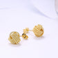 Knot Woman Girl Party Gift Twisted Stud Earrings Female Fashion Jewelry Gift for