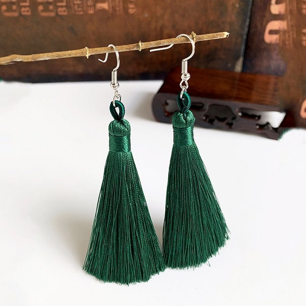 Handmade Tassel Dangle Earrings Ear Pendants Accessories Women Jewelry Trendy