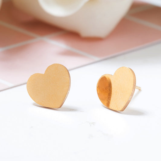 Heart Mini Stud Earring Stylish Women Girl Gift Jewelry Cute Earrings