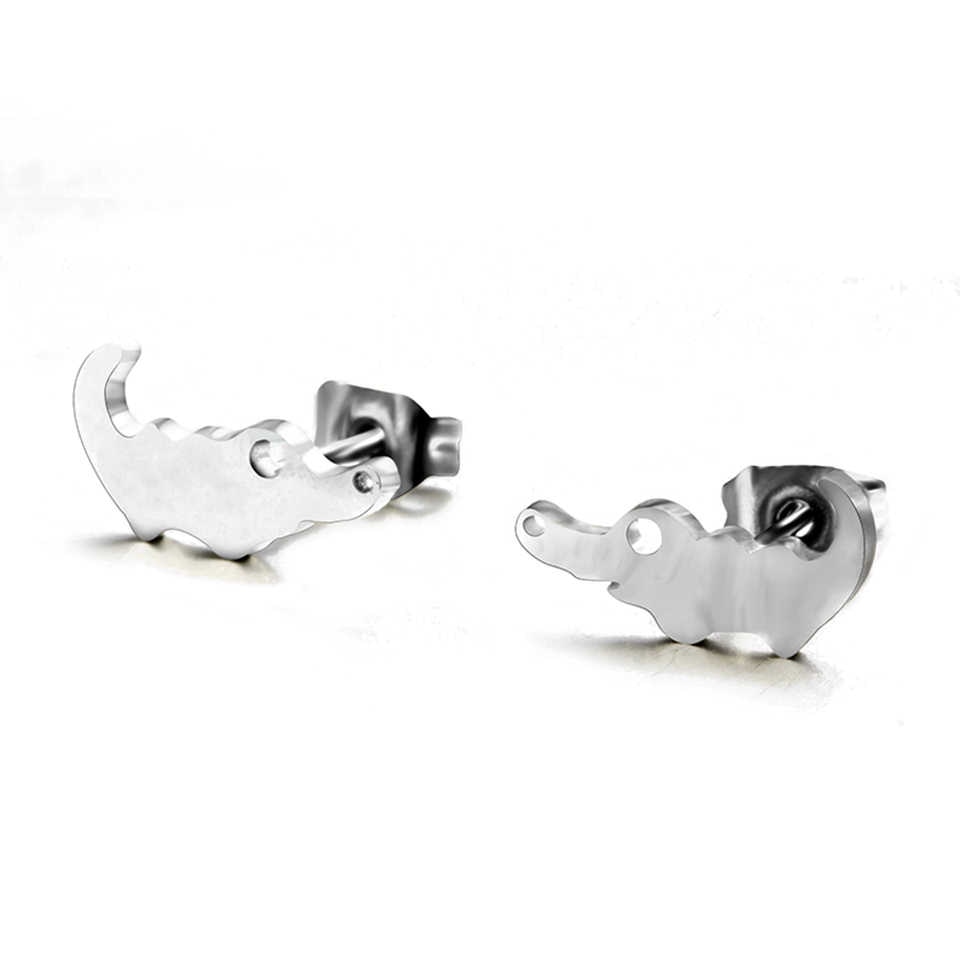 Crocodile Mini Stud Earring Stylish Women Girl Gift Jewelry Cute Earrings