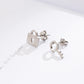 Lock Key Mini Studs Earring Cute Female Ear Ornament Charm Jewelry Accessory