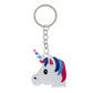 10 Styles Diy Cute Fairytale PVC Unicorn Keychain Multi-style Horse Key Rings