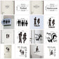 WC Toilet Entrance Sign Door Stickers For Public Place Home Decoration Creative