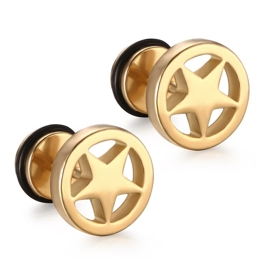 Five Pointed Star Earring Studs Ear Ornaments Gift Earrings Jewelry Accessories