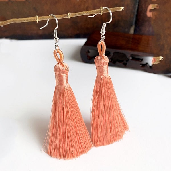 Handmade Tassel Dangle Earrings Ear Pendants Accessories Women Jewelry Trendy