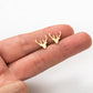 Antlers Mini Studs Earring Cute Female Ear Ornament Charm Jewelry Accessory
