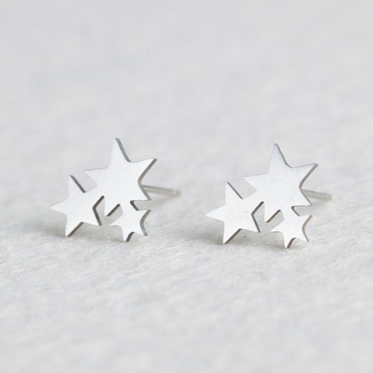 Stars Mini Studs Earring Cute Female Ear Ornament Charm Jewelry Accessory