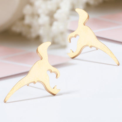 Dinosaur Stud Earring Wedding Party Birthday Gift Jewelry Cute Earrings