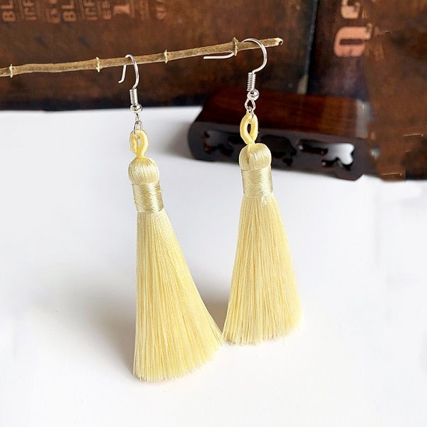 Handmade Tassel Dangle Earrings Ear Pendants Accessories Women Jewelry Trendy