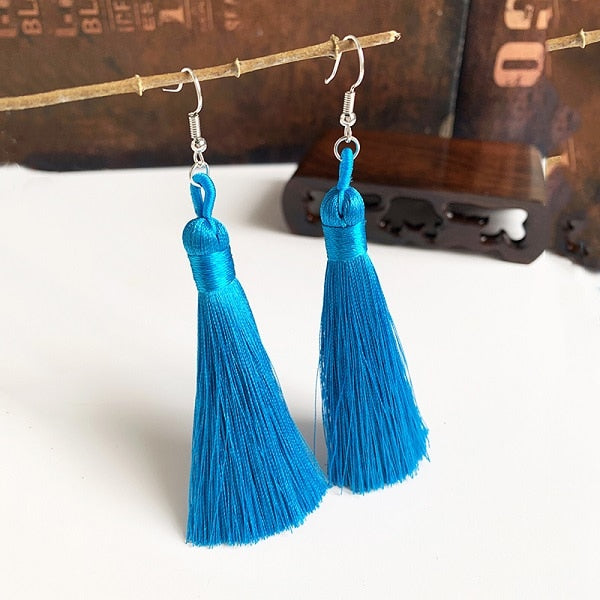 Handmade Tassel Dangle Earrings Ear Pendants Accessories Women Jewelry Trendy