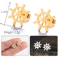 Tiny Spiral Circle Shape Stud earrings Women Girl Party Stainless Steel Jewelry