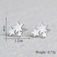 Stars Mini Studs Earring Cute Female Ear Ornament Charm Jewelry Accessory