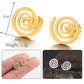 Windy Swirl Stud earrings Women Girl Party Stainless Steel Jewelry