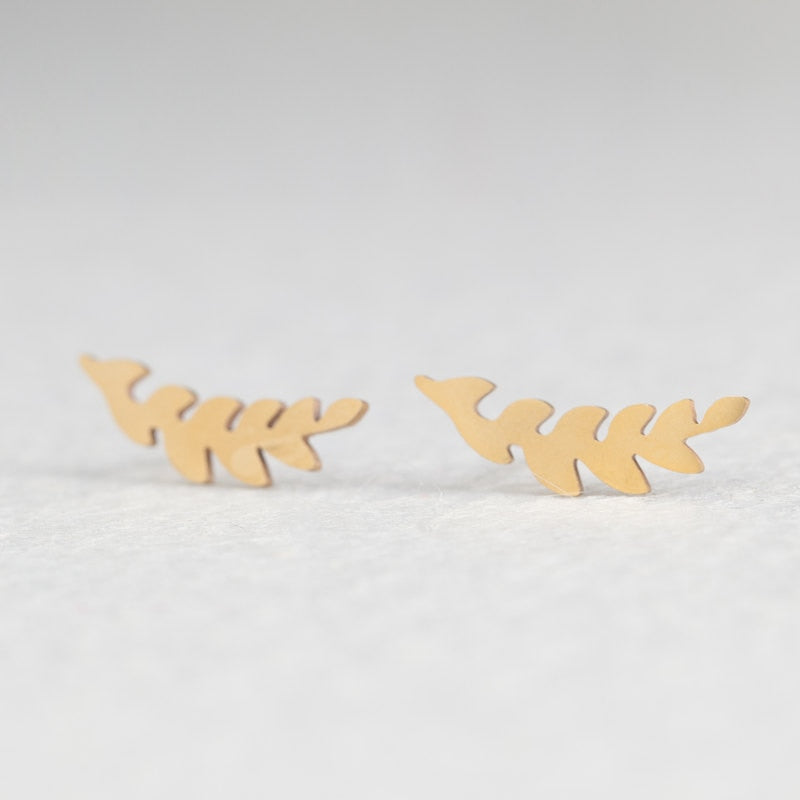 Branch Mini Stud Earring Stylish Women Girl Gift Jewelry Cute Earrings