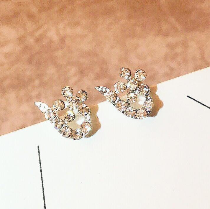 Flower Stud Earrings Women Art Fashion Cartoon Earrings Creative Jewelry