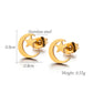 Moon Star Mini Studs Earring Cute Female Ear Ornament Charm Jewelry Accessory