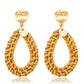 29 Styles Handmade Bamboo Braid Drop Earrings Modern Women Stylish Gift Jewelry