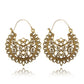 Vintage Ethnic Earring Geometric Antique Hoop Dangle Earrings Trendy Women