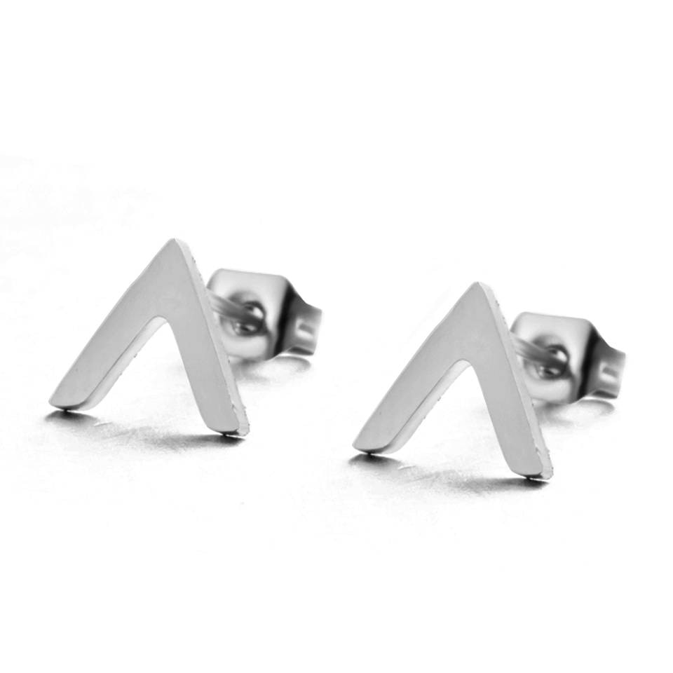 V Shaped Mini Stud Earring Stylish Women Girl Gift Jewelry Cute Earrings