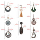 Leaf Texture Pendant Dangling Drop Earrings Female Fashion Earrings Jewelry