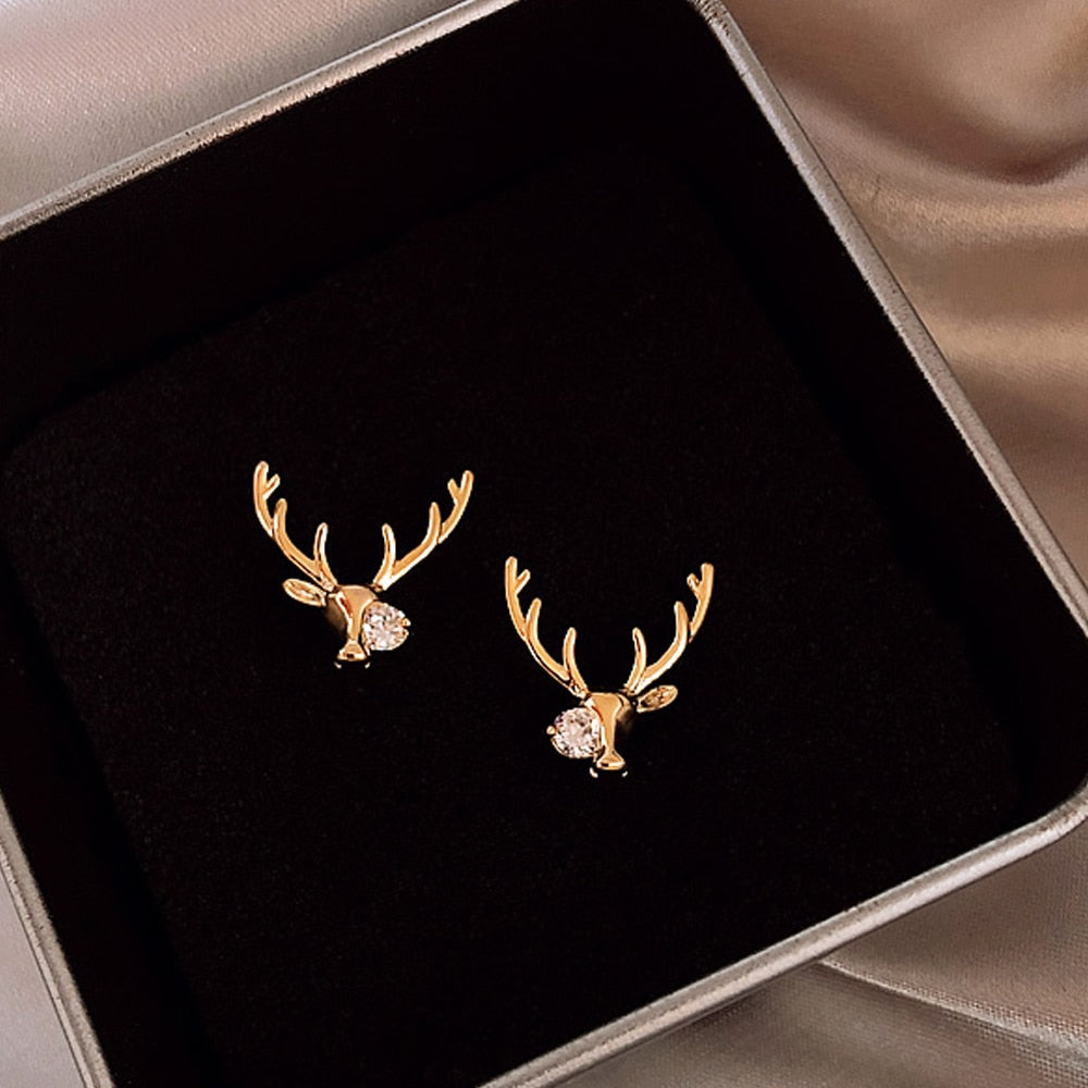 Deer Stud Earring Wedding Party Birthday Gift Jewelry Cute Earrings