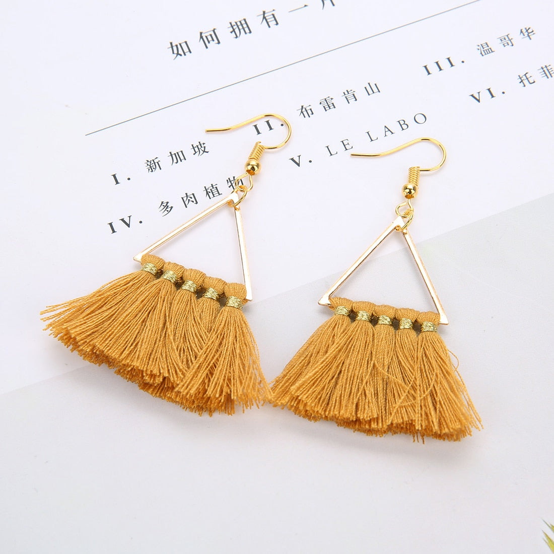 22 Styles Layered Bohemian Tassel Dangle Earrings Women Fashion Modern