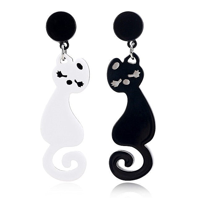 19 Styles Acrylic Cat Snake Flamingo Drop Earrings Women Travel Fashion Cartoon