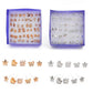24 Pairs Heart Flower Star Stud Earrings Cartoon Ear Pendants Accessories Women