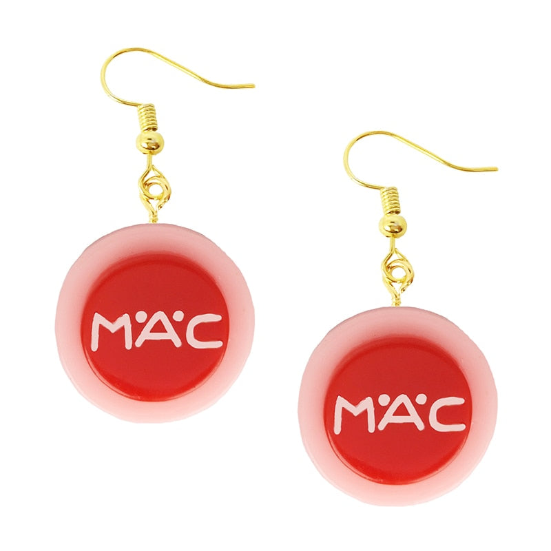 Lipbalm Drop Earrings Women Art Fashion Cartoon Earrings Creative Jewelry