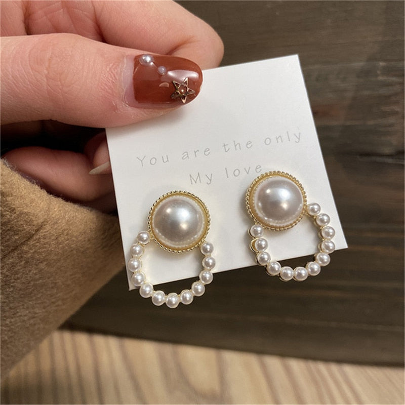 23 Styles Fashion Exquisted Pearls Earrings For Women Vintage Butterfly Stars