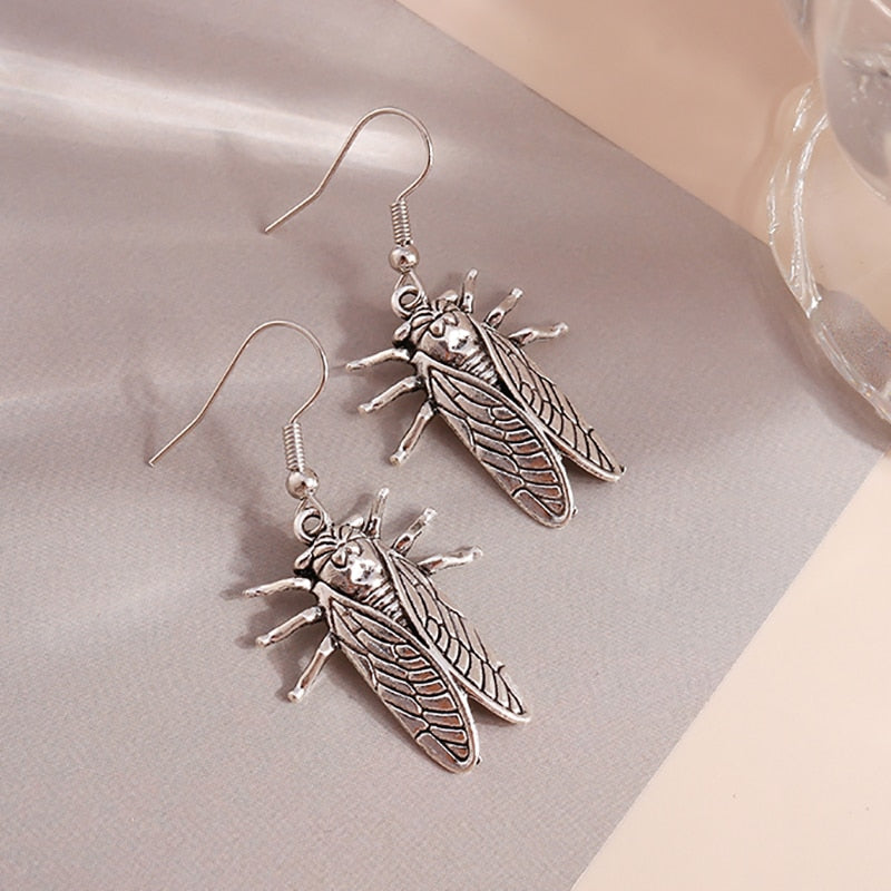 Realistic Insect Dangle Drop Earrings Women Gifts Earring Cute Girls Eardrop