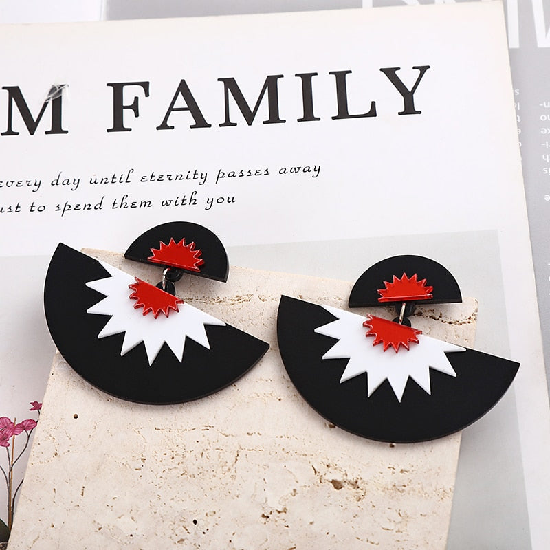 51 Styles Robot Donut Panda Lightning Drop Earrings Women Travel Fashion Cartoon