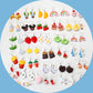 20 Styles Funny Design Fruits Animals Dangle Earrings Fashion Party Girls