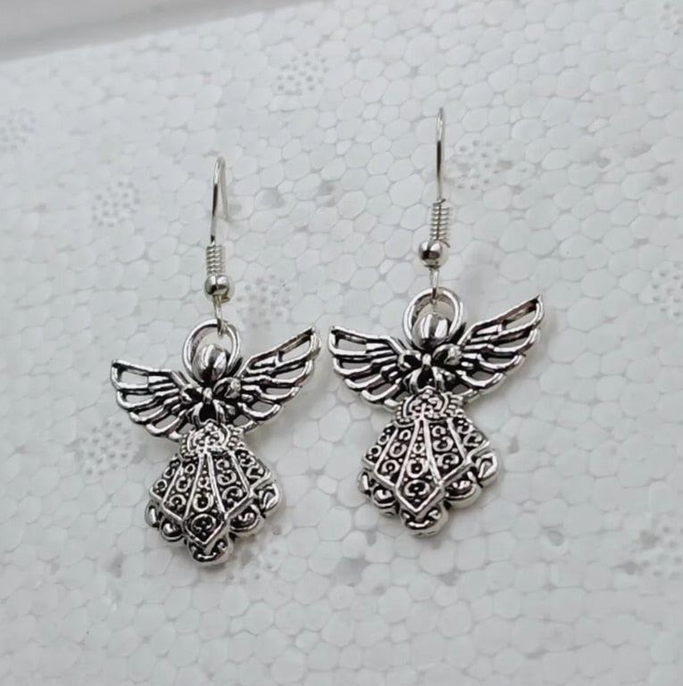 Angel Decor Drop Earrings Fashion Party Girls Pendant Earrings Women Jewelry