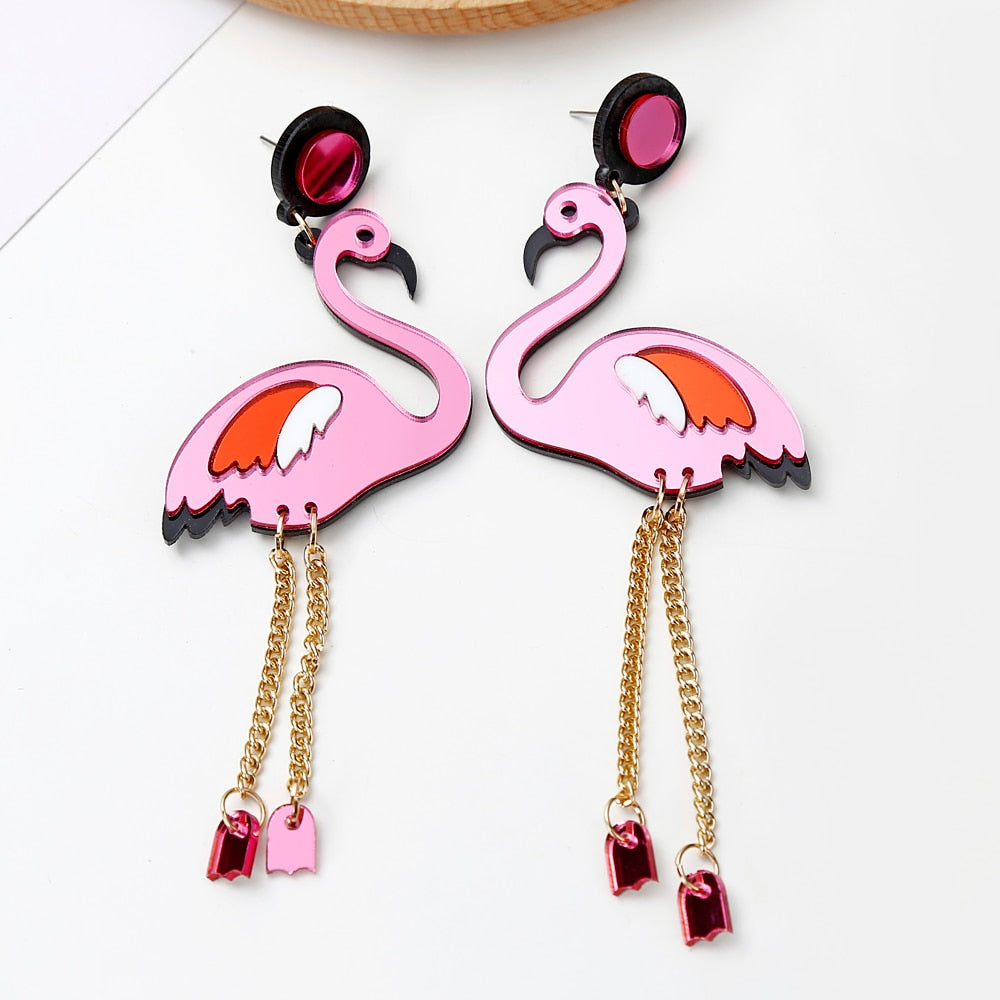 40 Styles Astronaut Food Tassel Jellyfish Octopus Drop Earrings Female Travel