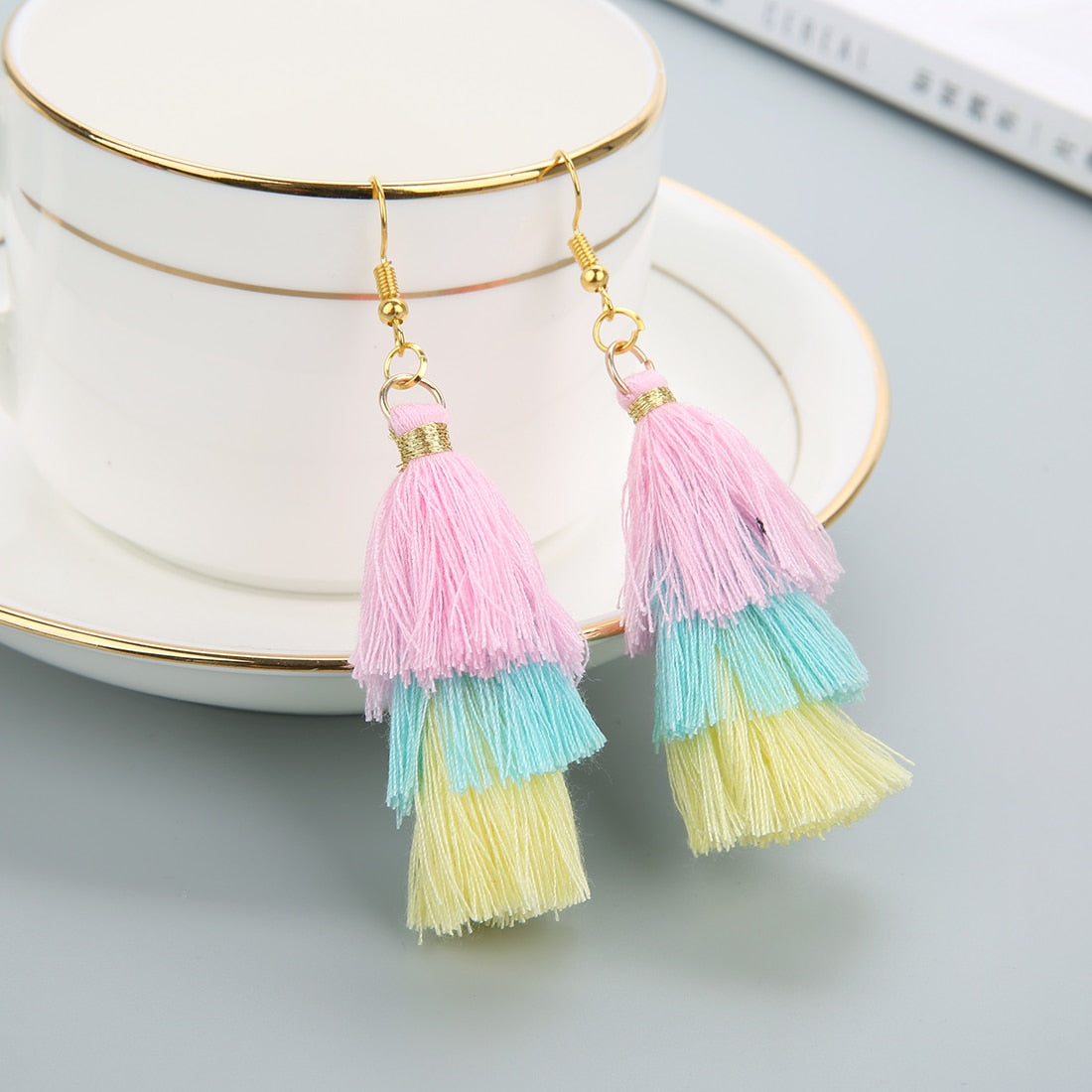 22 Styles Layered Bohemian Tassel Dangle Earrings Women Fashion Modern