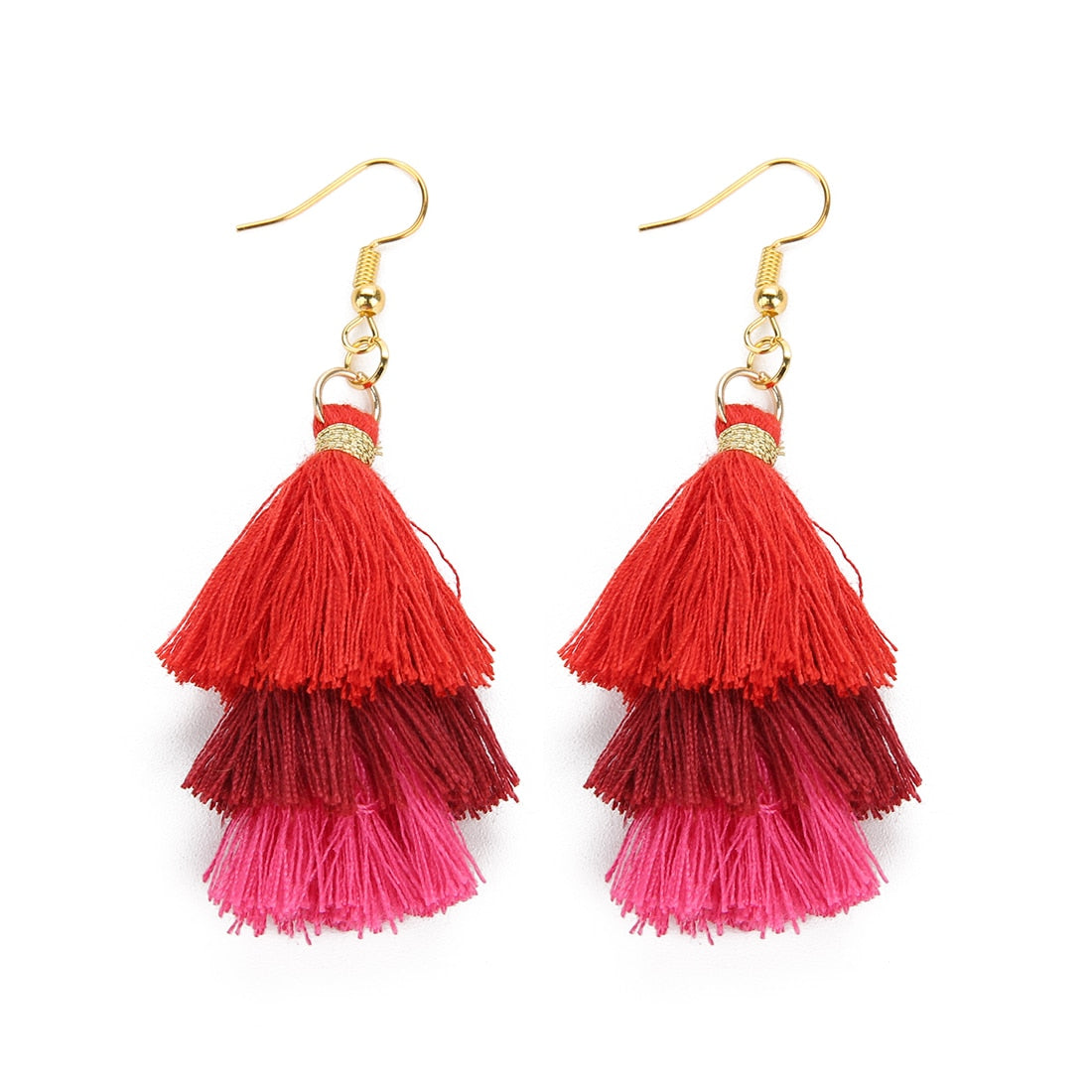 22 Styles Layered Bohemian Tassel Dangle Earrings Women Fashion Modern