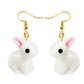 Baby Rabbit Drop Earrings Cartoon Art Women Party Jewelry Ear Fashion Pendant