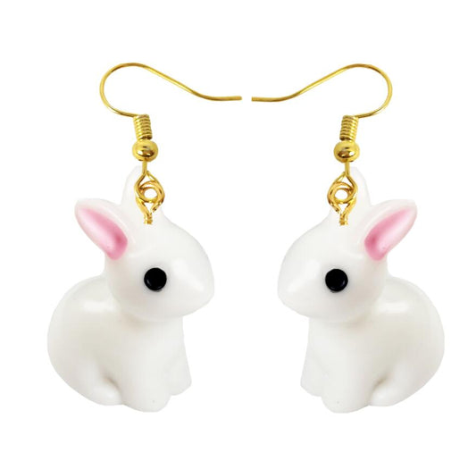 Baby Rabbit Drop Earrings Cartoon Art Women Party Jewelry Ear Fashion Pendant