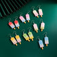 29 Styles Colorful Lovely Resin Summer Ice Cream Dangle Earrings Women Gifts