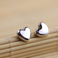 Heart Stud Earrings Fashion Simple Style Mini Earrings For Women Girls  Birthday