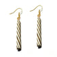 Black Twisted Caramel Drop Earrings Cartoon Art Women Party Jewelry Ear Fashion