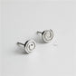 Swirl Design Stainless Steel Earrings Women Jewelry Small Studs Gifts Earring