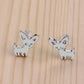 Simple And Stylish Stud Earrings For Women Cute Stainless Steel Golden Animal