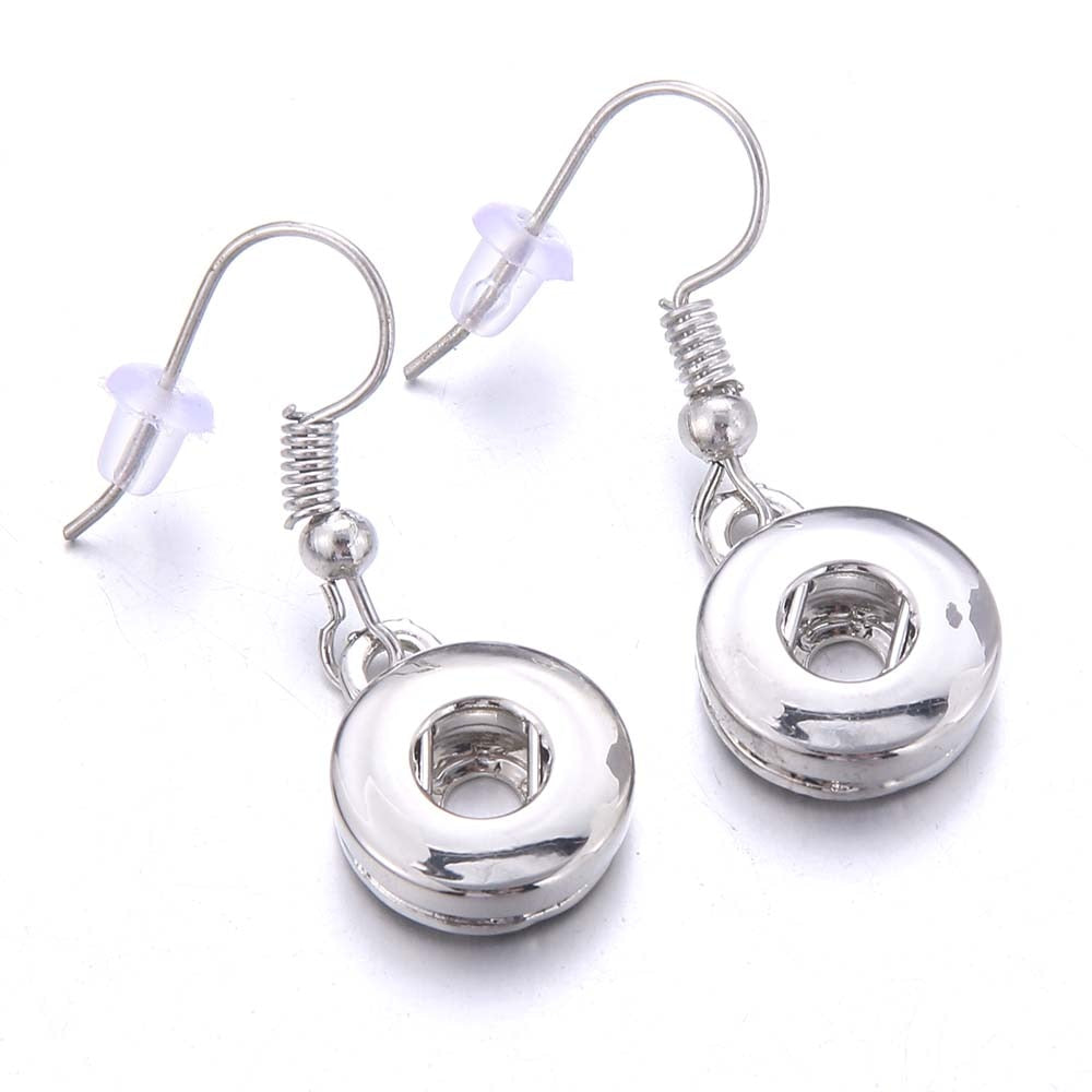 Simple Snap Button Drop Earrings for Fashion Stylish Jewelry Drop Earrings