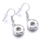 21 Styles Snap Buttons Dangle Drop Earrings for Fashion Stylish Jewelry Drop