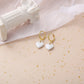White Heart Dangle Earrings Fashion Party Girls Pendant Earrings Women Jewelry