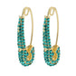 10 Colors Rhinestone Safety Pin Drop Earrings Women Girl Fashion Trendy Jewelry