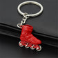 4 Styles Simulation Skates Keychain Toy Keyring Exquisite Bag Pendant Skating