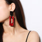 Acrylic Rectangular Drop Earrings Women Girl Party Gift Fashion Ear Jewelry
